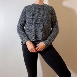 Majora cable knit grey black seater. Size xl